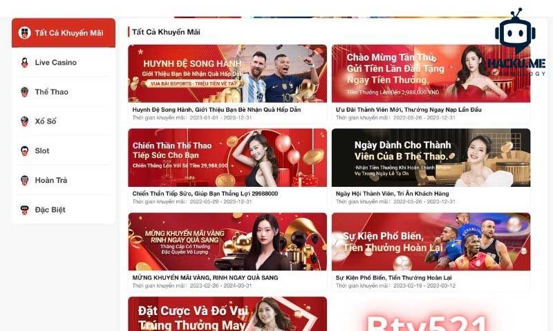 Nhà cái thể thao BTY521 được đánh giá là có gì hấp dẫn BTY521 sở hữu những danh mục game thể thao giải trí hấp dẫn