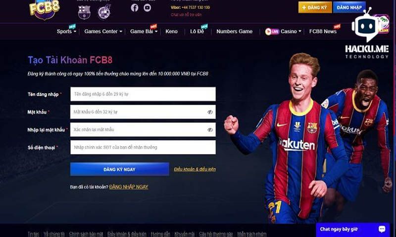 Nhà cái FCB88 là gì ? Cách đăng ký tài khoản tài nhanh chóng Hướng dẫn người chơi đăng ký tài khoản FCB88 nhanh chóng