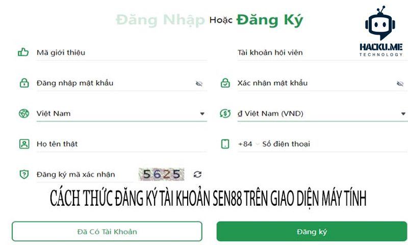 Trang chủ nhà cái Sen88 với kho game đa dạng bậc nhất VN Hướng dẫn chi tiết các thao tác đăng ký tài khoản Sen88