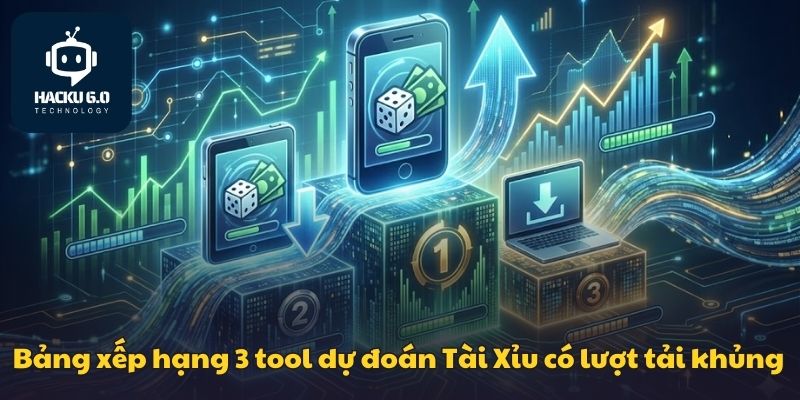 Tool Dự Đoán Tài Xỉu - Top 3 Phần Mềm Chuẩn Xác Nhất 2026 bang-xep-hang-3-tool-du-doan-tai-xiu-co-luot-tai-khung